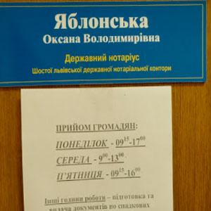 Нотаріус Яблонська Оксана Володимирівна | topnot.lviv.ua